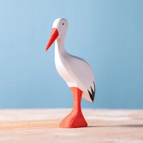 St�ende hvid stork